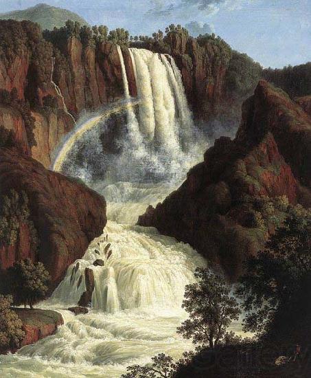 Jakob Philipp Hackert The Waterfalls at Terni Norge oil painting art